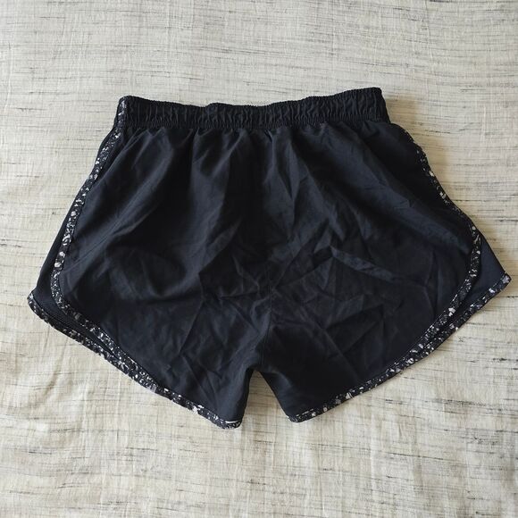 Nike Women's Black and White Trim Athletic Shorts - Picture 2 of 3